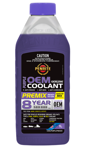 Purple OEM Coolant Premix - Penrite 1L