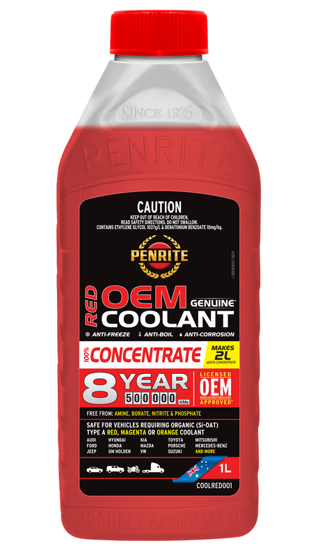 Red OEM Coolant Concentrate - Penrite | Universal Auto Spares