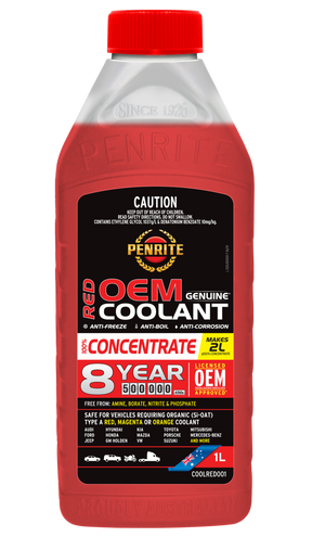 Red OEM Coolant Concentrate - Penrite 1L