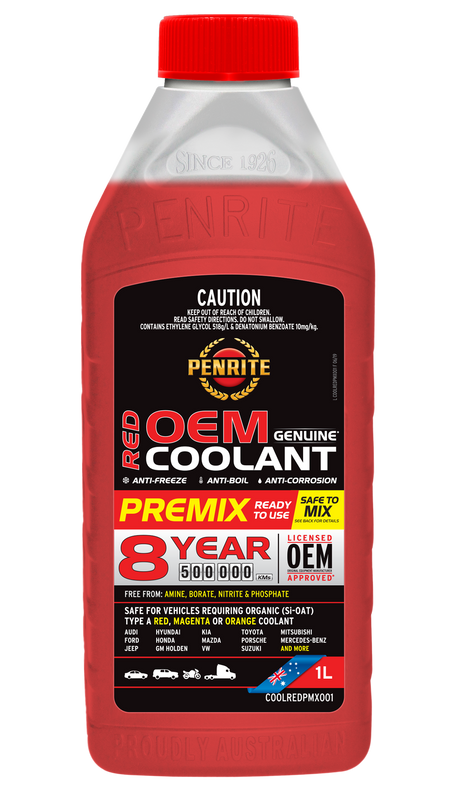 Red OEM Coolant Premix - Penrite | Universal Auto Spares