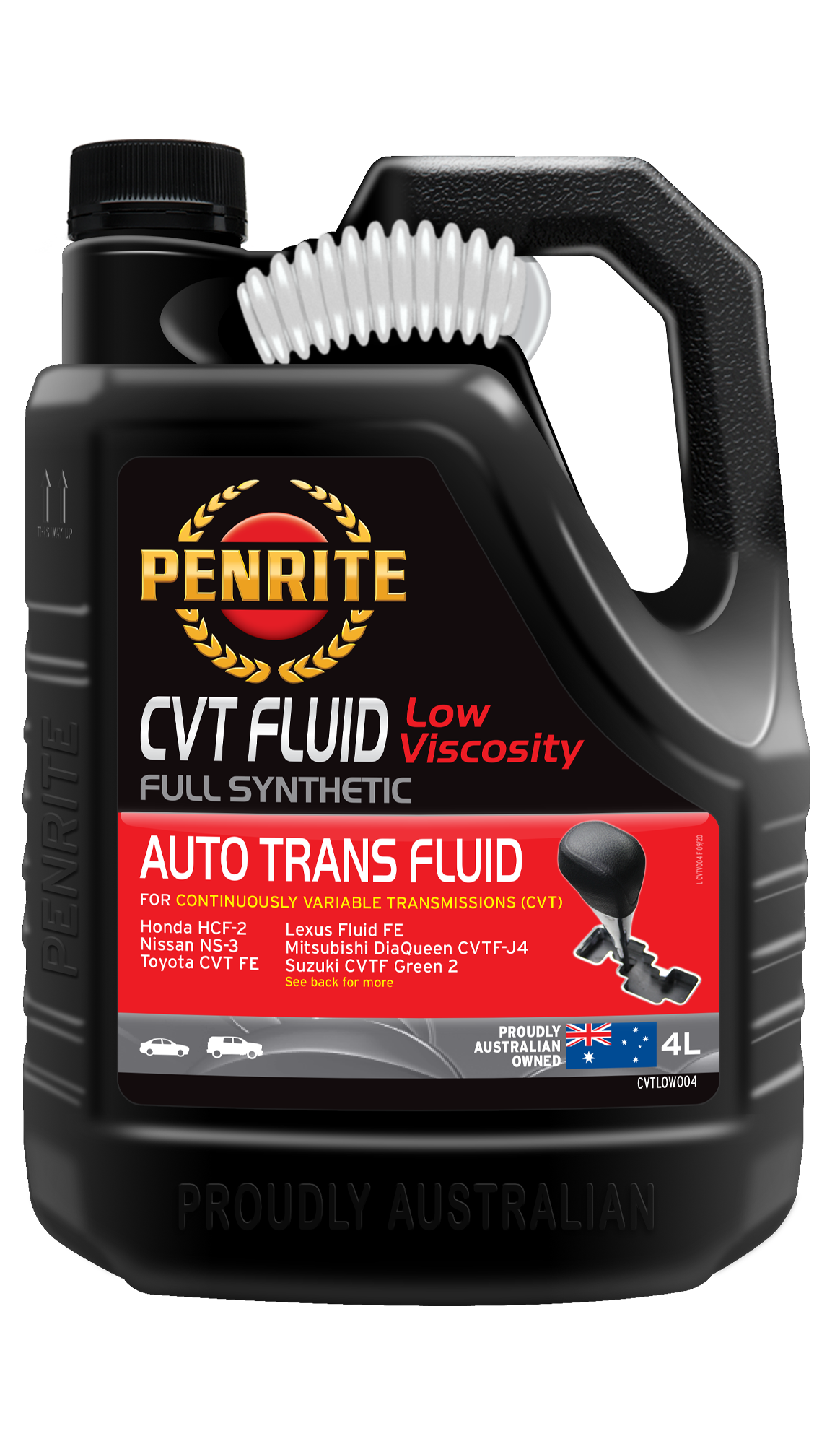CVT FLUID LOW VISCOSITY (Full Syn) - Penrite | Universal Auto Spares