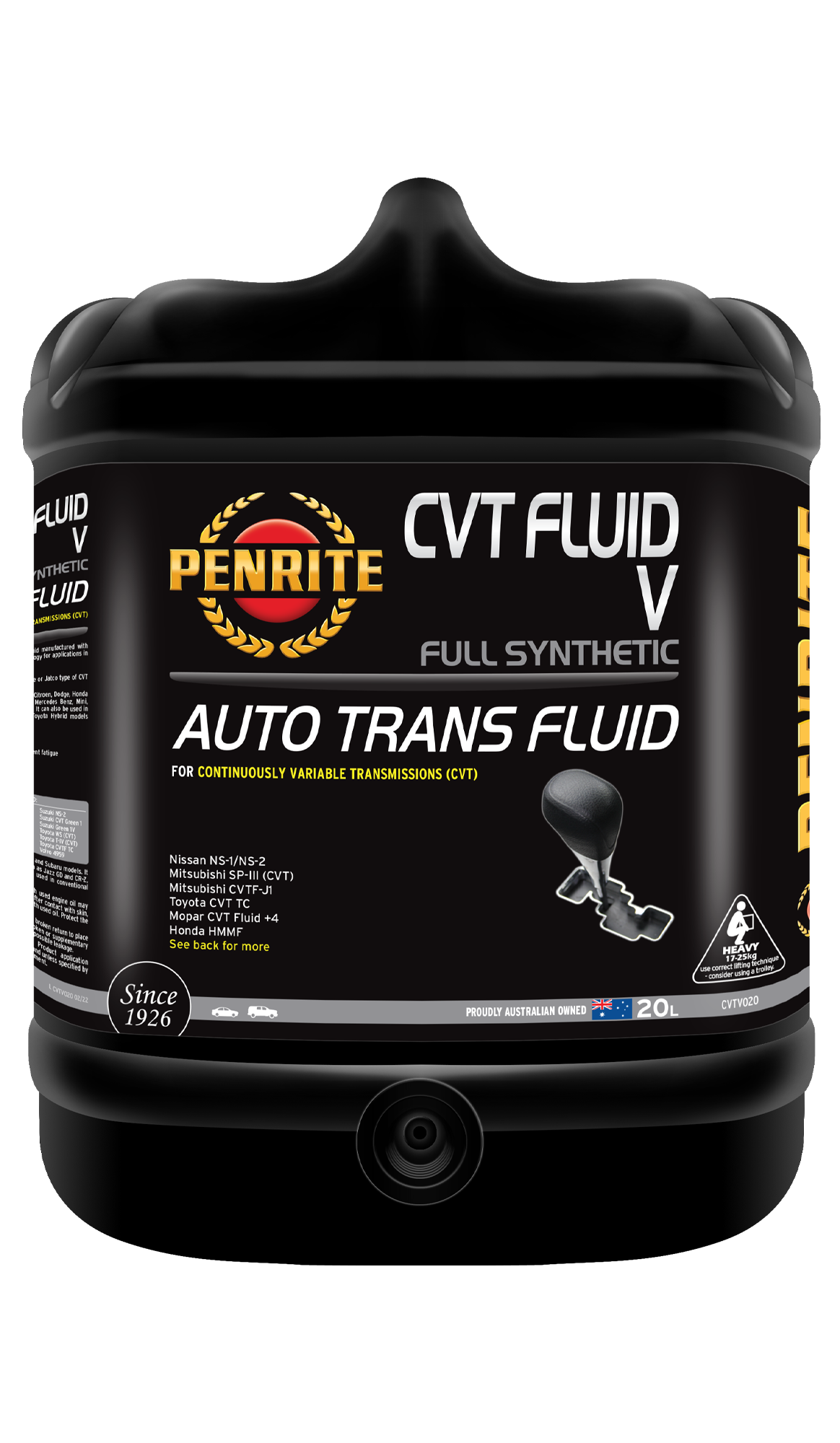 CVT FLUID V (Full Syn.) - Penrite | Universal Auto Spares