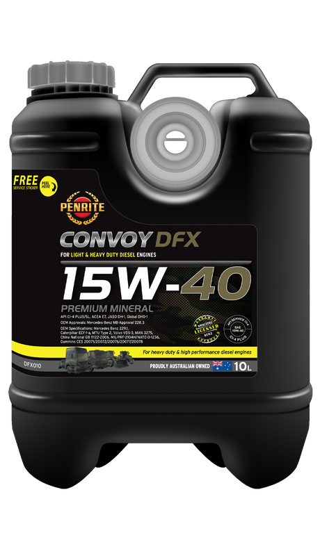 CONVOY DFX 15W-40 (Premium Mineral) - Penrite  4 X 5 Litre (Carton Only) | Universal Auto Spares