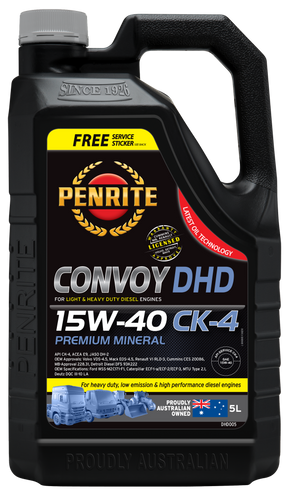 CONVOY DHD 15W-40 (Premium Mineral) - Penrite 5L