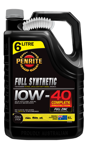 Full Synthetic 10W-40 - Penrite 6L