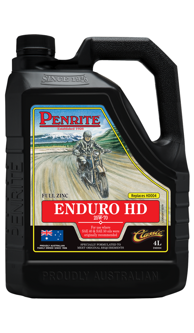 Enduro HD 25W-70 (Mineral) 4L - Penrite 4 X 5 Litre (Carton Only) | Universal Auto Spares