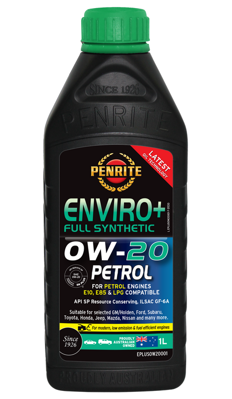 ENVIRO+ 0W-20 (FULL SYN) - Penrite | Universal Auto Spares