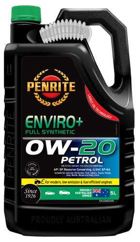 ENVIRO+ 0W-20 (FULL SYN) - Penrite 5L