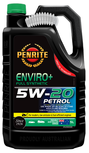 ENVIRO+ 5W-20 (FULL SYN.) - Penrite 5L