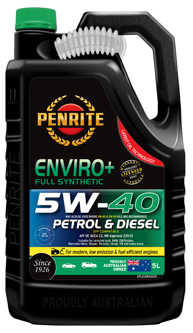 ENVIRO+ 5W-40 (FULL SYN.) - Penrite | Universal Auto Spares