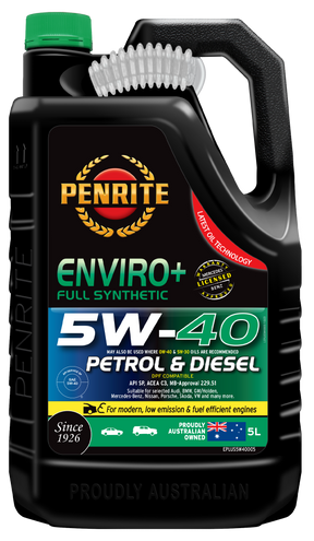ENVIRO+ 5W-40 (FULL SYN) - Penrite 5L
