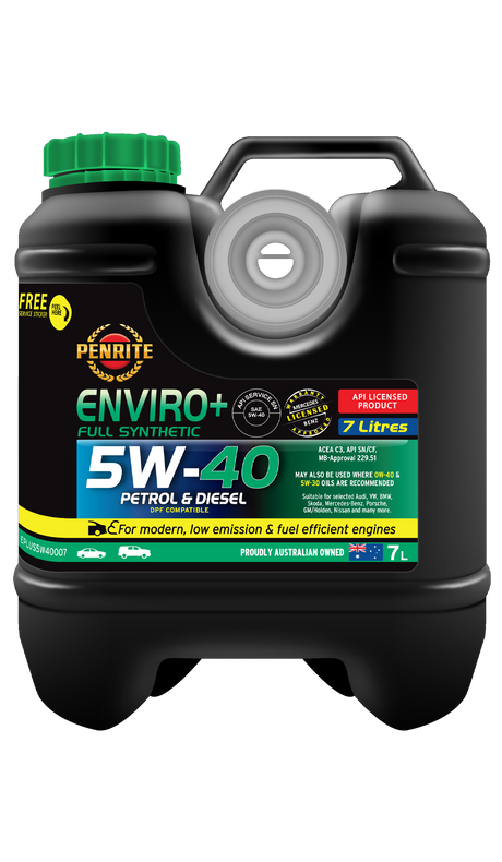 ENVIRO+ 5W-40 (FULL SYN) - Penrite | Universal Auto Spares