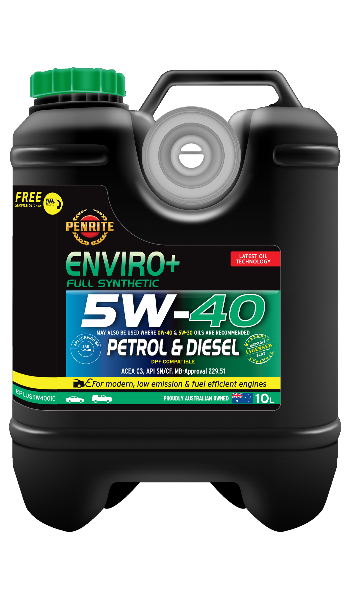 ENVIRO+ 5W-40 (FULL SYN.) - Penrite | Universal Auto Spares