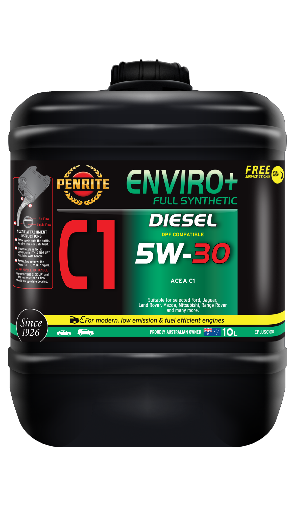 ENVIRO+ C1 5W-30 (FULL SYN) - Penrite | Universal Auto Spares