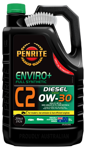 ENVIRO+ C2 0W-30 (FULL SYN) - Penrite 5L
