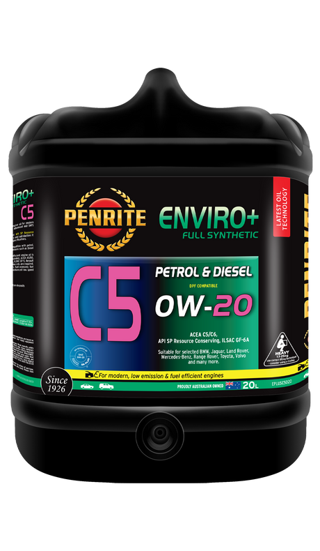 ENVIRO+ C5 0W-20 (FULL SYN) - Penrite | Universal Auto Spares