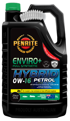 ENVIRO+ HYBRID 0W-16 (FULL SYN) 5L - Penrite