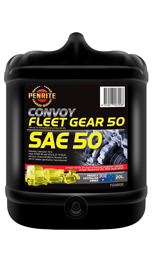 Convoy Fleet Gear 50 (SAE 50) 20L - Penrite | Universal Auto Spares