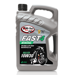 Fast 4 MA2 Motorcycle Oils - Hi-Tec Oils 4 X 4 Litre (Carton Only)