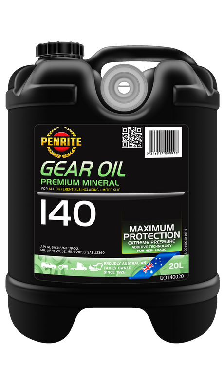 Gear Oil 140 (Mineral) - Penrite | Universal Auto Spares