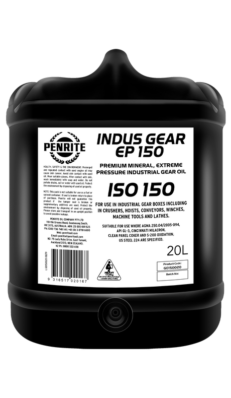 INDUS Gear Oil EP 150 20L - Penrite | Universal Auto Spares