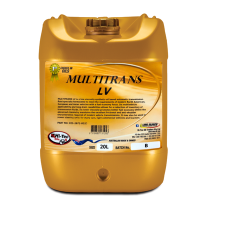Multitrans LV - Hi-Tec Oils | Universal Auto Spares