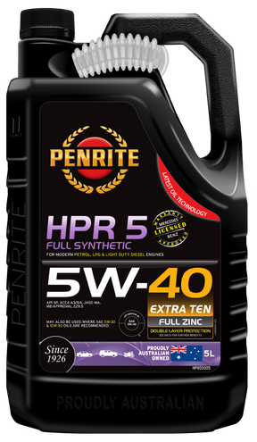 HPR 5 5W-40 (Full Synthetic) - Penrite 5L
