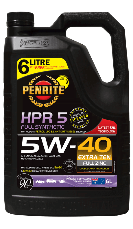 HPR 5 5W-40 (Full Synthetic) - Penrite | Universal Auto Spares