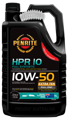 HPR 10 10W-50 (Full Synthetic) - Penrite 5L