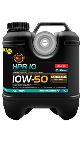 HPR 10 10W-50 (Full Synthetic) - Penrite 7L