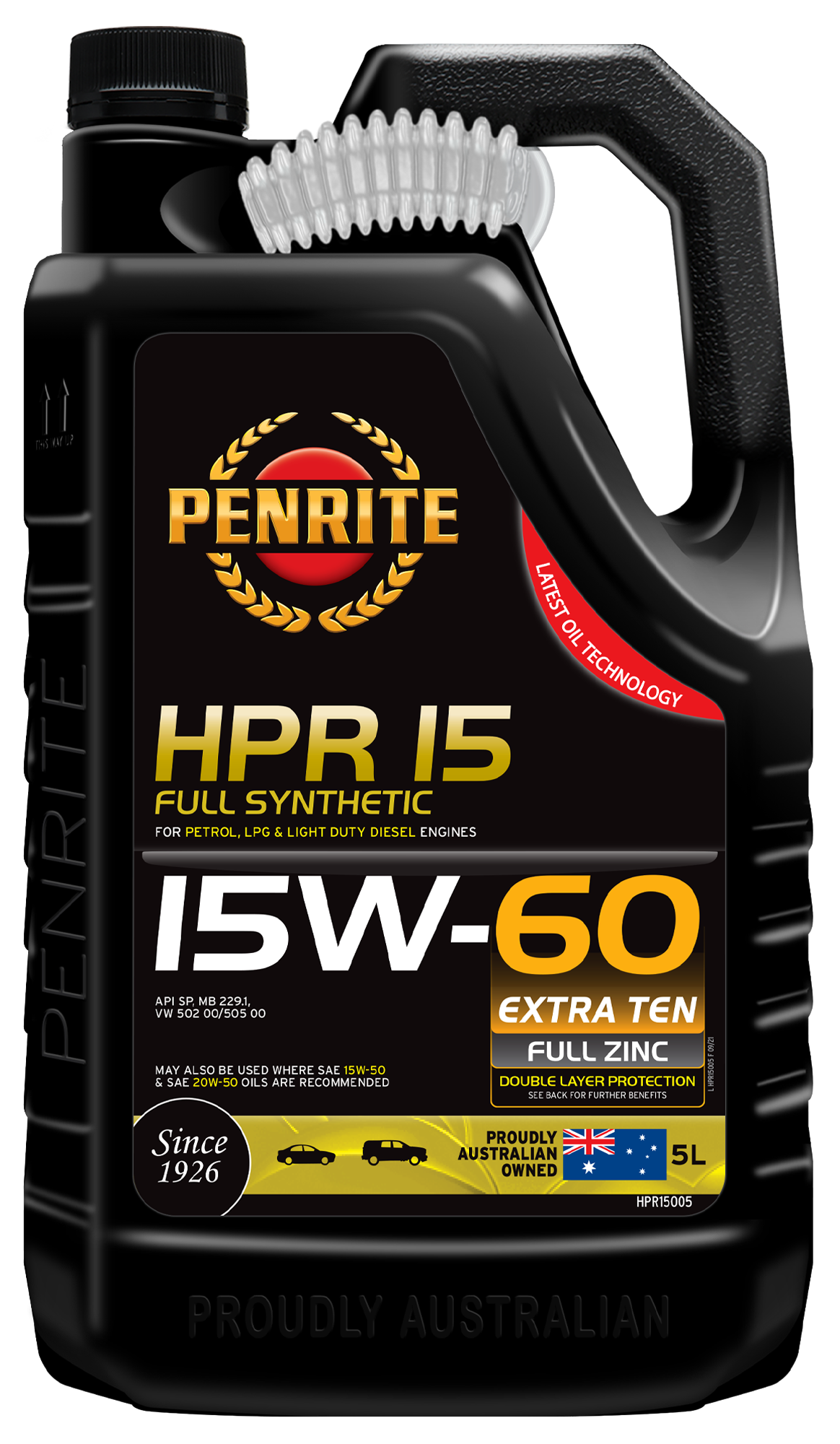 HPR 15 15W-60 (Full Synthetic) - Penrite | Universal Auto Spares