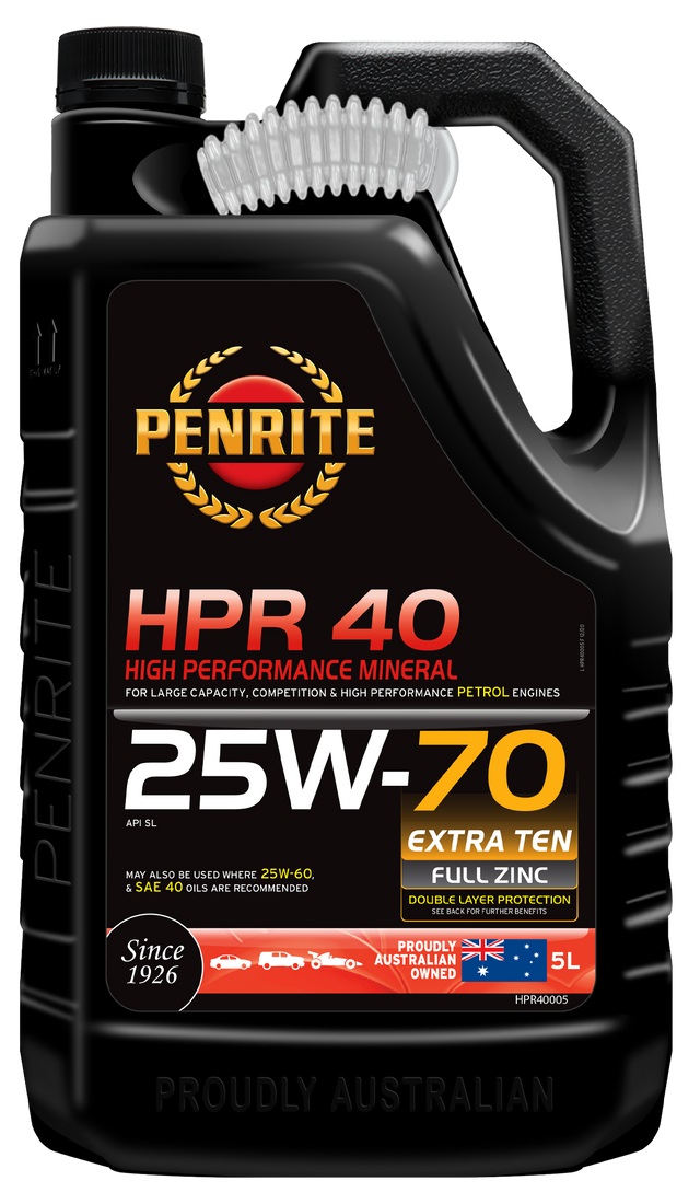 HPR 40 25W-70 (Mineral) - Penrite | Universal Auto Spares