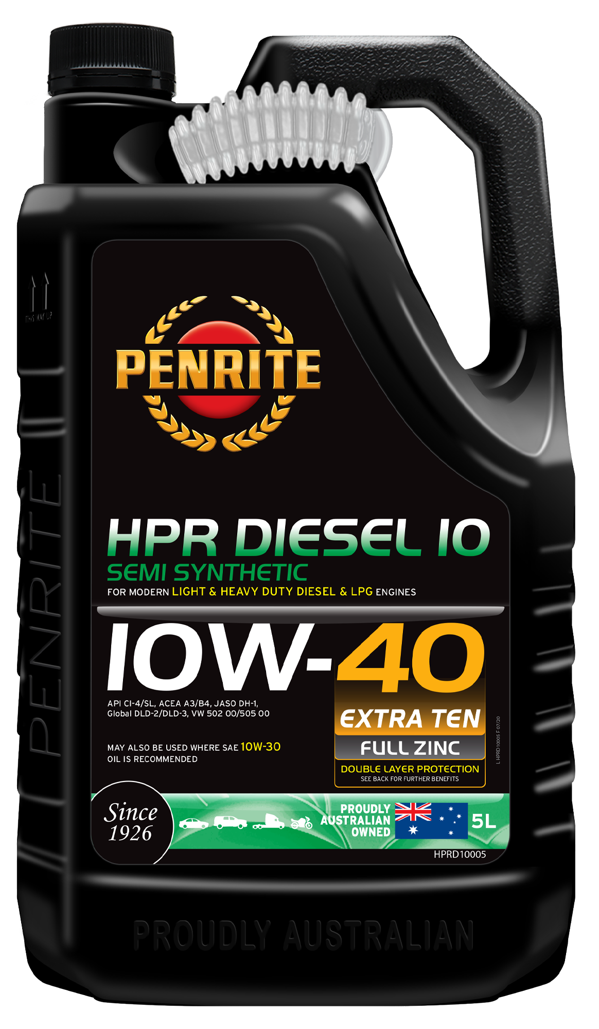 HPR DIESEL 10 10W-40 (Semi Syn.) - Penrite | Universal Auto Spares