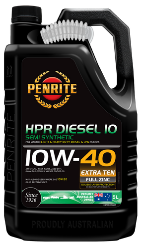 HPR DIESEL 10 10W-40 (SEMI SYN) - Penrite 5L