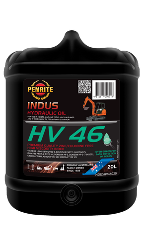 INDUS HV 46 (Zinc Free) 20L - Penrite