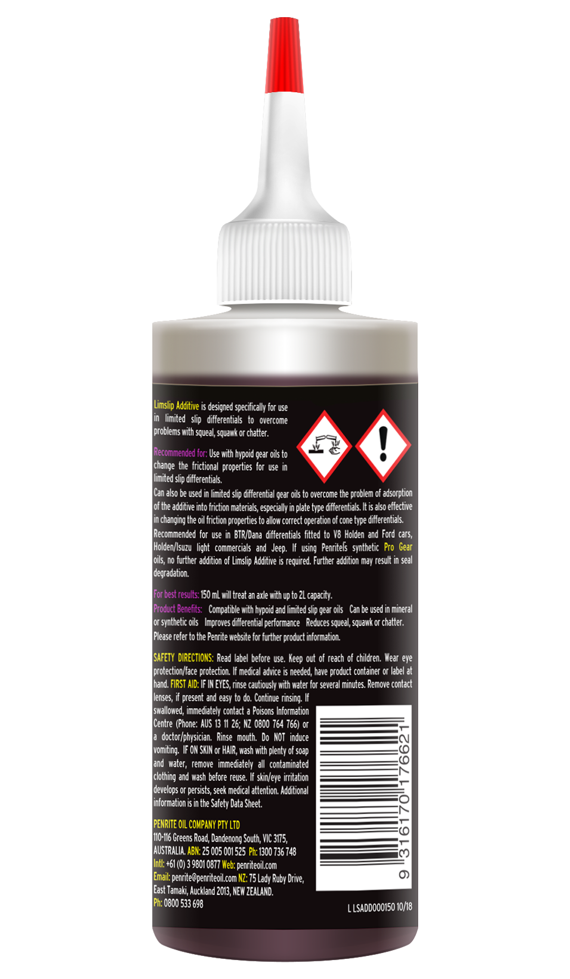 LIMSLIP Additive 150ml - Penrite | Universal Auto Spares