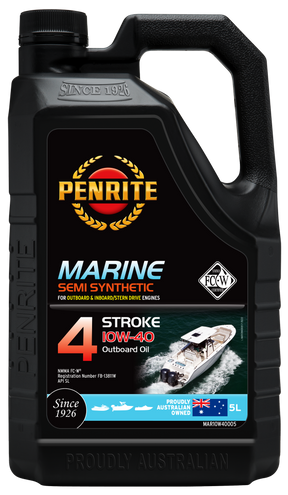 Marine Outboard 4 Stroke 10W-40 (Semi Syn.) - Penrite 5L