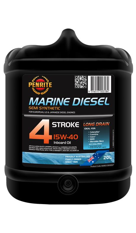 Marine Diesel 4 Stroke 15W-40 (Semi Syn.) 20L - Penrite | Universal Auto Spares