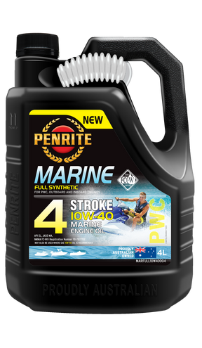Marine Full Syn 10W-40 - Penrite 4 X 4 Litre (Carton Only) 4L