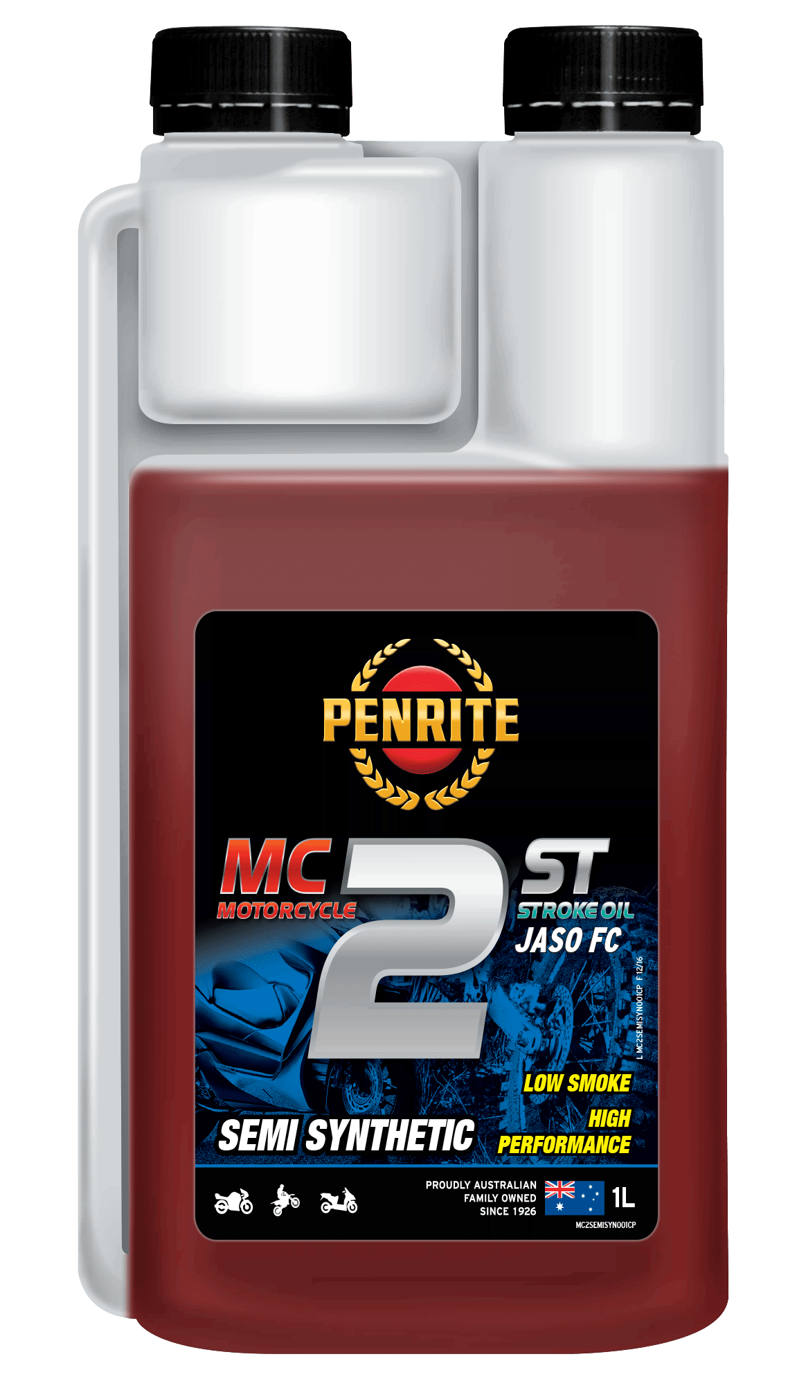 MC-2ST Semi Synthetic Two Stroke Oil 1L - Penrite | Universal Auto Spares