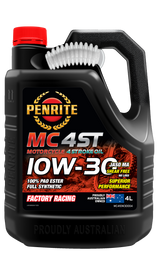 MC-4ST 10W-30 (100% PAO & ESTER) - Penrite  4 X 4 Litre (Carton Only) | Universal Auto Spares
