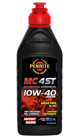 MC-4ST 10W-40 (100% PAO & ESTER) - Penrite 4 X 4 Litre (Carton Only)