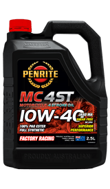 MC-4ST 10W-40 (100% PAO & ESTER) - Penrite 4 X 4 Litre (Carton Only) | Universal Auto Spares