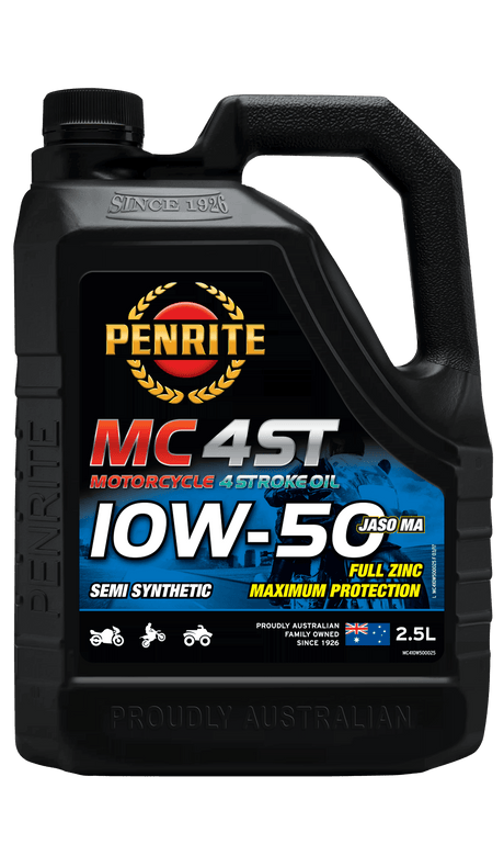 MC-4ST Semi Synthetic 10W-50 - Penrite  4 X 4 Litre (Carton Only) | Universal Auto Spares