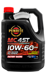 MC-4ST 10W-60 (100% PAO & ESTER) - Penrite 4 X 4 Litre (Carton Only) 4L