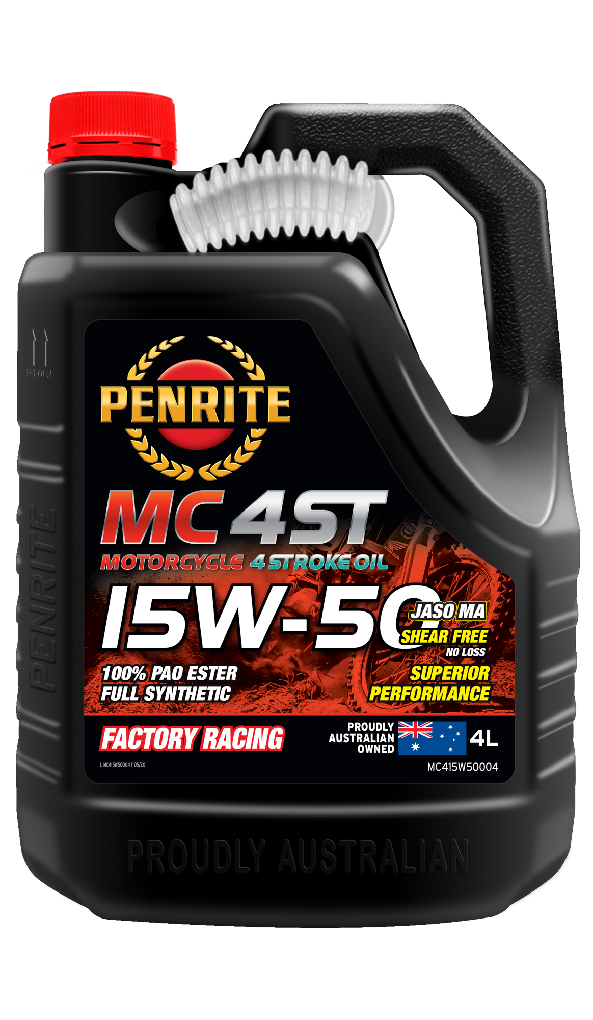 MC-4ST 15W-50 (100% PAO & ESTER) - Penrite | Universal Auto Spares