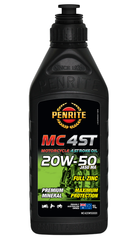 MC-4ST Mineral 20W-50 - Penrite 4 X 4 Litre (Carton Only)