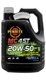 MC-4ST Mineral 20W-50 - Penrite 4 X 4 Litre (Carton Only) 4L