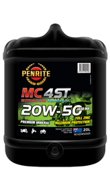 MC-4ST Mineral 20W-50 - Penrite 4 X 4 Litre (Carton Only) | Universal Auto Spares