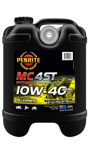 MC-4ST Full Synthetic 10W-40 - Penrite 4 X 4 Litre (Carton Only) 20L